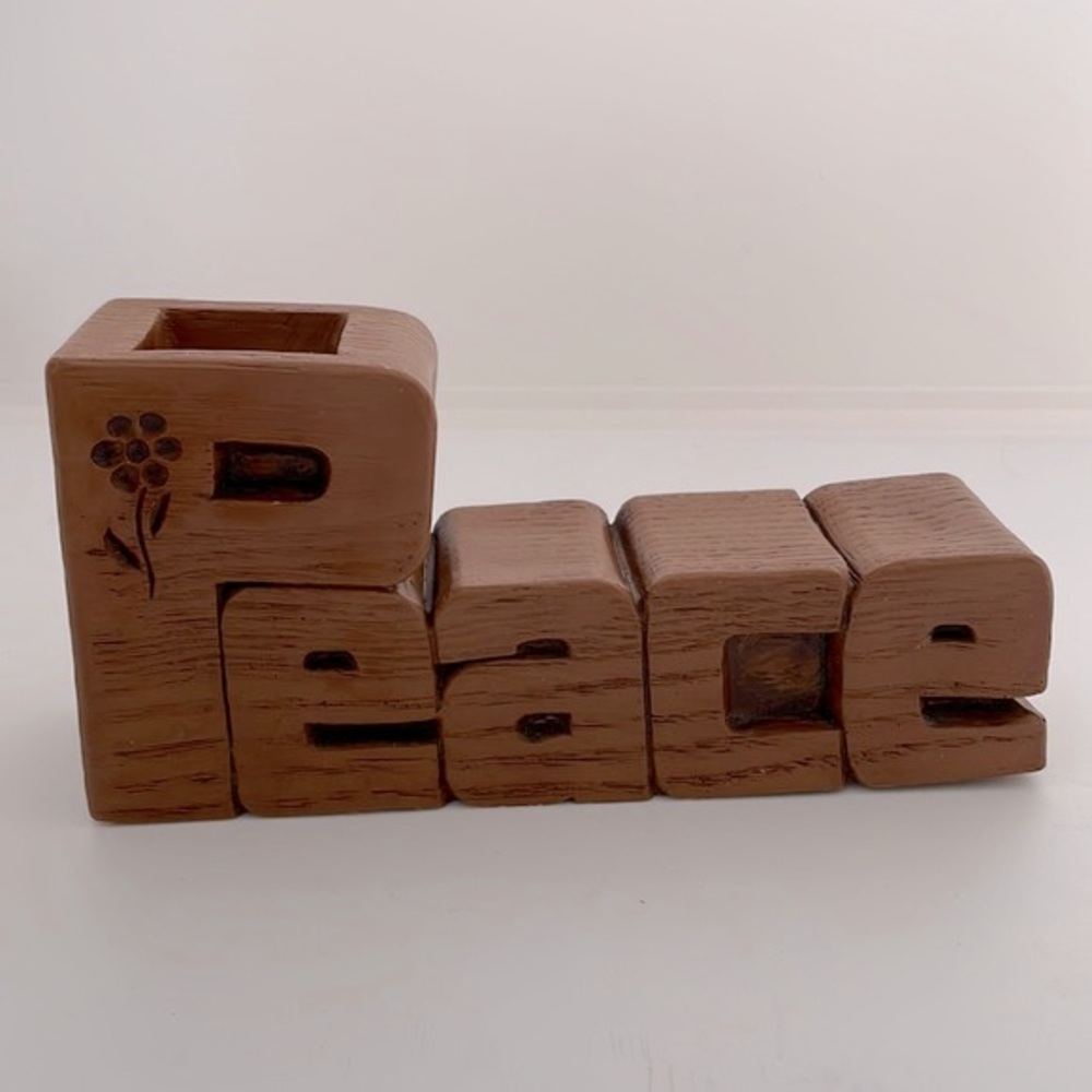 Peace Resin Incense Burner